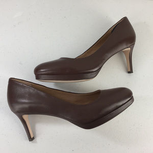 Corso Como Anthropologie 7.5 brown Platform heels